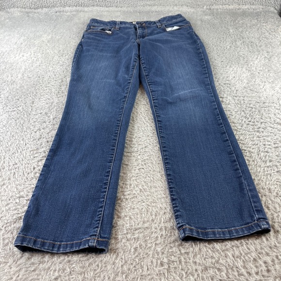 L.L.Bean Denim - LLBean Classic Fit Women Jeans Size 10 Petite Blue Denim Straight Leg